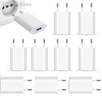 ปลั๊กอะแดปเตอร์เครื่องชาร์จติดผนัง USB 5V 1A 10ชิ้นสำหรับโทรศัพท์ iPhone