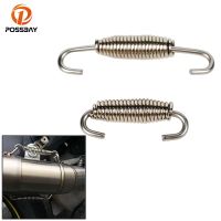 2 Pcs Motorcycle 60mm Exhaust Spring Pipe Muffler Springs Swivel Repair Replacement Part Accessories Muelles Ressorts Moto