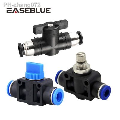 HVFF SA BUC Fitting 4mm 6mm 8mm 10mm 12mm Pneumatic Push In Quick Joint Connector Hand Valve To Turn Switch Manual Ball
