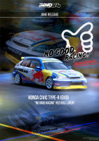 INNO 1:64 HONDA CIVIC Type-R (EK9) NOGOOD RACING RB Livery รถโมเดลเหล็ก-huangjianping