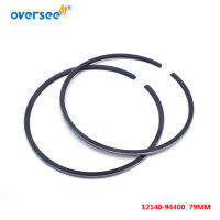 12140-94400 Piston Ring Set STD สำหรับ Suzuki Outboard Motor 2T DT40เส้นผ่านศูนย์กลาง79Mm