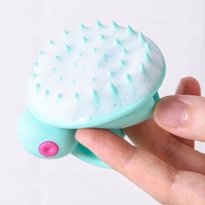 ⊙✕ Silicone Scalp Massage Comb Head Body To Wash Clean Care Hair Root Itching Shower Brush Soft Silicone Shampoo Brush Hair Tools