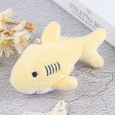 💖【Lowest price】MH 12ซม. พวงกุญแจตุ๊กตาฉลามยัดไส้ของเล่นจี้ขนาดเล็กของเล่นตุ๊กตา