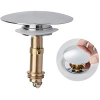 【YF】♀✜  Pop Up Basin Waste Drain Filter Sink Push Clack Plug Hair Catcher Bathtub Stopper