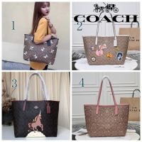 Coach handbag women fashion large shopping bag shoulder bag small fresh and cute pattern original F3240