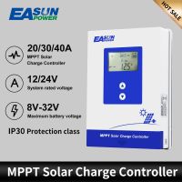 EASUN MPPT Solar Panel Charger Controller 20A 30A 40A 12V 24V Auto LCD Display Fit for AGM Gel Flooded Lithium Batteries Charger