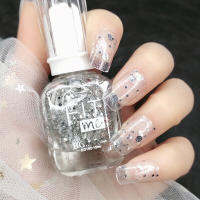 สีทาเล็บ กากเพชรใสเงิน(Silver) Fasion Nail polish ลุคชิคๆ