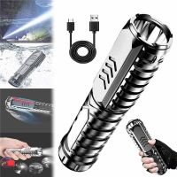 Special Forces Strong Light Flashlight Outdoor Portable Household Commonly Used Flashlight Lighting Flashlight LED Flashlight Rechargeable  Flashlight