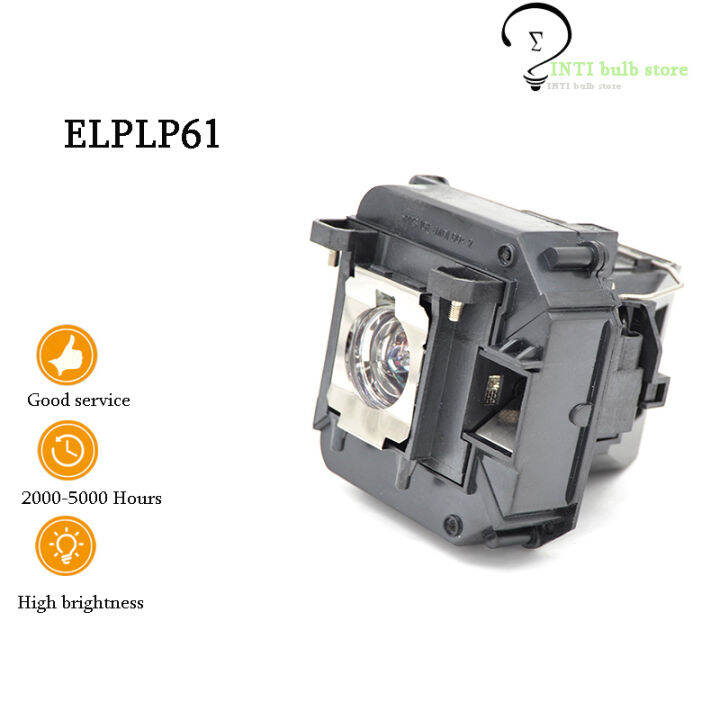 โคมไฟโปรเจคเตอร์ ELPLP61สำหรับ EPSON EB-430 EB-430LW EB-431I EB-435W EB ...
