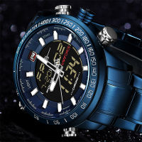 NAVIFORCE 9093 Luxury Mens Chrono Sport Watch nd Military Waterproof EL BackLight Digital Wrist watches Men Stopwatch Clock