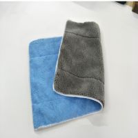 ☜□ 5pcs Home Use 44 x 24cm Mop cloth New thick coral velvet double-sided Dust Cleaning Reusable flat mop replacement cloth