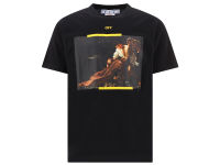 NicefeetTH - OFF-White Black Caravaggio St. Francis Over S/S Tee (BLACK/YELLOW)