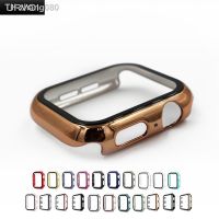 URVOI Full cover for Apple Watch ultra series 8 7 6 SE 5 432 case matte Plastic bumper with tempered glass for iWatch 45mm 49mm