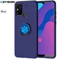 KEYSIONเคสกันกระแทกสำหรับRealme 7i 7 Pro C17 C15 C12 Q2 Pro Q2iซิลิโคนแหวนแม่เหล็กโทรศัพท์ฝาหลังสำหรับRealme V5 V3