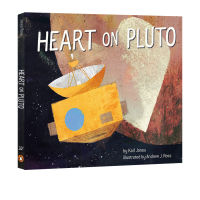 Original English heart on Pluto universe exploration planet hardcover Picture Book Karl Jones interesting picture story book parent-child reading childrens picture book