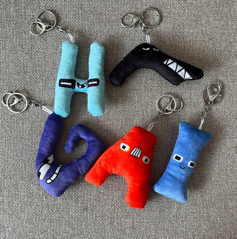 ALPHABET LORE CUTE Plush Toy Keychain Bag Pendant Stuffed Doll Xmas  Birthday $12.67 - PicClick AU