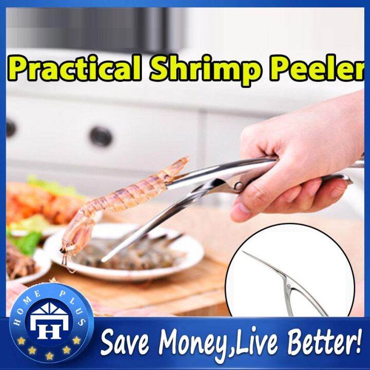 Stainless Steel Shrimp Peeler Prawn Shrimp Deveiner Fishing Knife