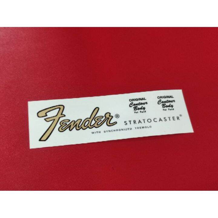 ♜FENDERR HENDRIX STRATOCAST WATER DECAL WATERSLIDE GUITAR DECALS, MATTE