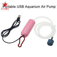 【 Ready Stock 】 Usb Charging Portable Oxygen Pump Fish Tank Aquarium Supplies Small Energy Saving Pump Ultra-quiet Mini Aerator With Air Stone