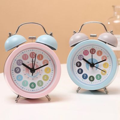 นาฬิกาปลุกดิจิตอลระฆังผลิตภัณฑ์ใหม่เงียบเด็กก่อนวัยเรียนระฆังนาฬิกาปลุกซูเปอร์สร้างสรรค์สำหรับบ้าน W0CV