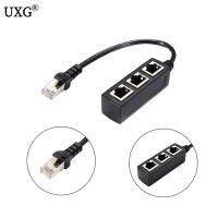 الخائن إيثرنت RJ45 مهائي كابلات 1 ذكر إلى 3 أنثى ميناء LAN شبكة التوصيل