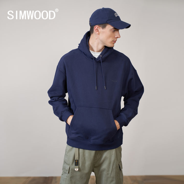 simwood-เสื้อฮู้ดขนแกะ2023ฤดูใบไม้ร่วง-เสื้อฮู้ดขนแกะอบอุ่นรุ่น-lelaki-ขนาดใหญ่เสื้อสวมศีรษะออกกำลังกายกรีฑา-asas-saiz-ukuran-besar