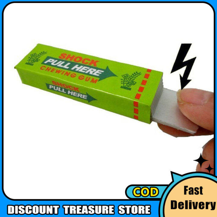 3pcs Electric Shock Chewing Gum Tricky Prank Gag Funny Toy for Shock