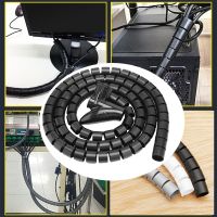 【cw】 Cable Wire Wrap Organizer Tube Winder Cord Protector Management Storage Pipe ！