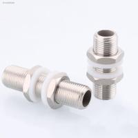 ☈✎™ 304 Stainless Steel Lock Pipe Fitting 1/4 3/8 1/2 3/4 1 BSPT x 40/50/60/80mm/100mm/120mm Length DN15 For Water Tank Aquarium