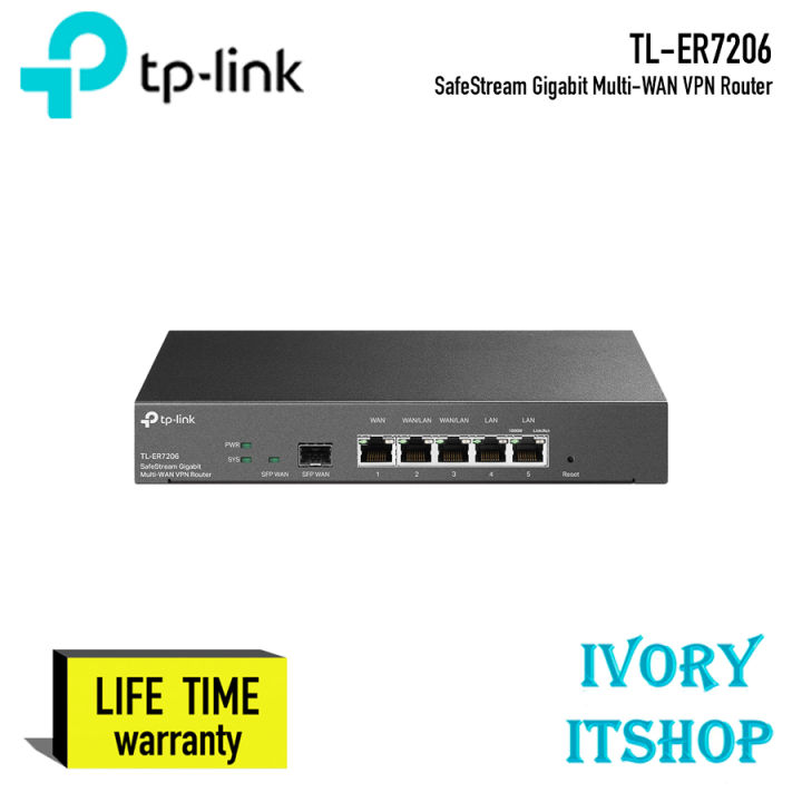 TP Link ER7206 SafeStream Multi-WAN VPN Gigabit Router ER7206/ivoryitshop