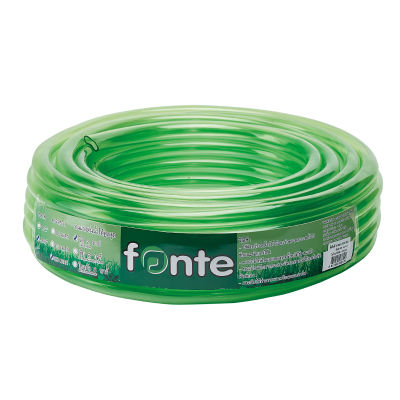 สายยางใส FONTE ขนาด 5/8 นิ้ว x 20 เมตร สีเขียวใส [ส่งเร็วส่งไว มีเก็บเงินปลายทาง]