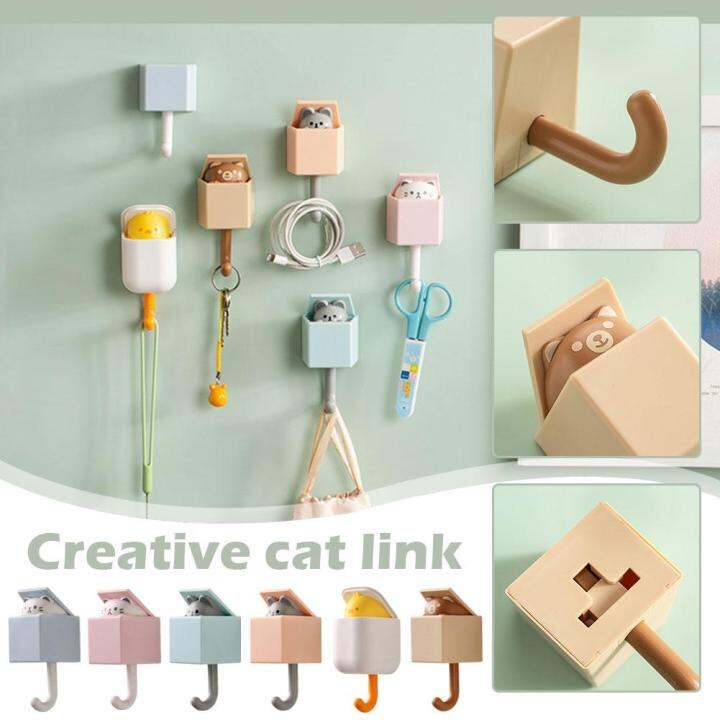 creative-cat-hook-strong-traceless-perforated-coat-door-crochet-hook-and-dormitory-hanging-sticky-hook-cute-behind-clothes-hat-r2x7