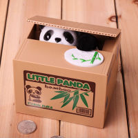 Panda Coin Box Kids Money Bank Automated Cat Thief Money Boxes Toy Gift for Children Coin Piggy Money Saving Box Coin Bank