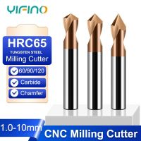 YIFINO HRC65 60 ° 90 ° 120 °ทังสเตนเหล็กคาร์ไบด์ตรงกลางเจาะตําแหน่ง Chamfer Center CNC เครื่องจักรกลเครื่องมือตัดเครื่องจักรกล