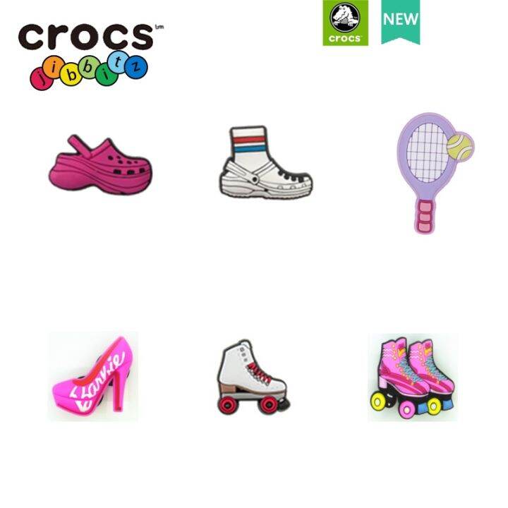 croc jibbitz แท้ Croc jibbitz อุปกรณ์เสริมโมเดลรองเท้า สําหรับ CROSS