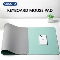 Double-side Large Computer Mouse Pad Gamer Waterproof PU Leather Gaming MousePad Candy Colors Keyboard Table Mats Portable XXL