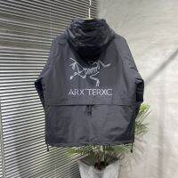 ARCTERYX เสื้อแจ็คเก็ตชายมีฮู้ด,เสื้อแจ็คเก็ตสุดอินเทรนด์น้ำหนักเบาคุณภาพสูง