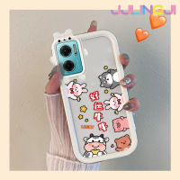 Jlingji เคสสำหรับ Xiaomi Redmi 10 5G Redmi Note 11E 5G Redmi 11 Prime 5G เคสการ์ตูนรูปสัตว์นำโชคสุดสร้างสรรค์สีสันน่ารักกล้องมอนสเตอร์ตัวเล็กนิ่มสำหรับเลนส์เคสใสทำจากซิลิโคนกันกระแทกแบบใสง่าย