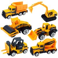 1Pc Children Car Toys Alloy Fire Truck Police Car Excavator Diecast Construction Engineering Vehicle Toys For Boys Gift