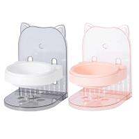 Dog Food Bowl Cat Bowl Wall Pet Bowl Separate Bowl Rack High Capacity Liftable for Small Dogs Puppy And Cats Small Pets carefully