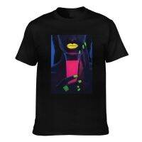 เสื้อยืดผู้ชายดีไซน์ยอดนิยม Punk Art Neon Ultraviolet Cotton Fashion Summer Tshirts