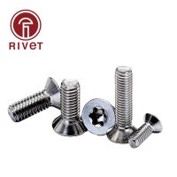 M2.5 M3 M4 M5 304 A2-70 Stainless Steel GB2673 Six-Lobe Torx Flat Countersunk Head Screw Six Lobe Bolt 20/50/100 PCS Screw Nut Drivers