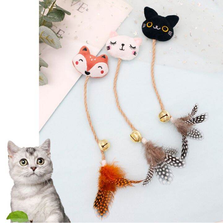 3pcs-สำหรับ-cat-feather-teaser-ของเล่นสีสัน-feathers-bell-ของเล่นสำหรับแมวแมว-interactive-ของเล่น-catnip-กัดทน