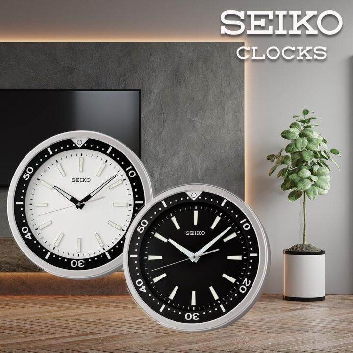 Seiko Wall Clock Seiko 14 inch 3D Index with LumiBrite® "Watch Face