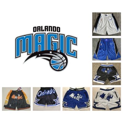 เสื้อผ้าบาสเกตบอลคุณภาพสูง NBA Shorts Orlando Magic Leisure Shorts 2022 Leisure Basketball Shorts Man Sweatpants กางเกงขาสั้นบาสเก็ตบอล