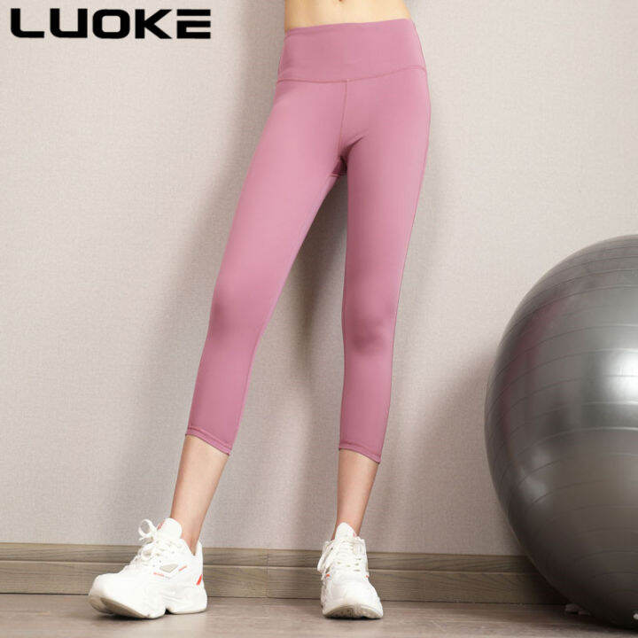 luokeใหญ่ขนาด100kgคร็อปแพนท์สุภาพสตรีกางเกงกีฬาขายาวleggingผู้หญิงขนาดพิเศษกีฬาชุดชั้นในผู้หญิง