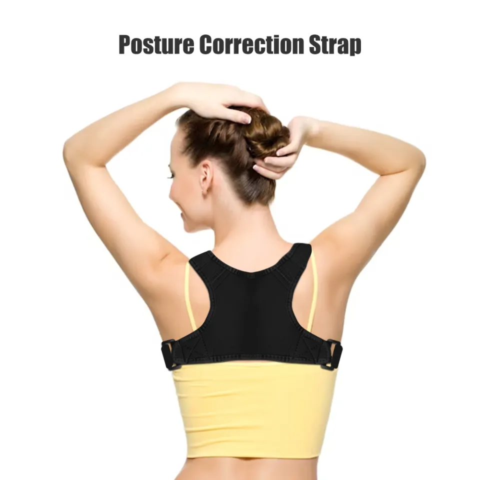 Suolaer Spine Posture Corrector Protection Back Shoulder Posture Correction  Band Humpback Back Pain Relief Corrector Brace