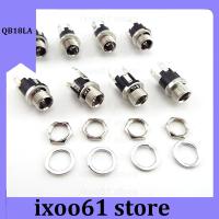 ixoo61 store 5.5 x 2.1mm DC Power Jack Panel Mount Terminal 3 Pin 5.5 2.1mm DC Female Socket Supply Electrical DC Jack Connector