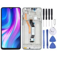 หน้าจอ LCD TFT สำหรับ Xiaomi Redmi Note 8 Pro ประกอบครบชุดพร้อมกรอบซิมดิจิตอลแบบเดี่ยว (สีเงิน) (เท่าที่คุณชอบ)