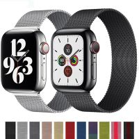 Milanese Loop For Apple Watch Band 44mm 40mm 45mm 49mm 41mm 42mm 38mm 38 mm belt bracelet iWatch series ultra 7 se 3 5 6 8 Strap Straps